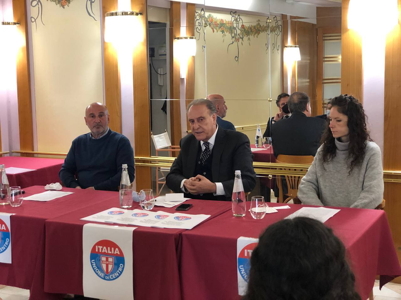 Conferenza Stampa del segretario nazionale Lorenzo Cesa a Trento: Roberto Dal Rì nuovo commissario per il Trentino Alto Adige