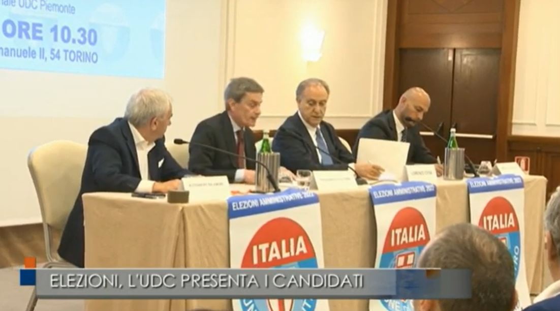 Presentazione Liste Udc Amministrative 2022 Piemonte. Lorenzo Cesa a Torino – Tgr Piemonte