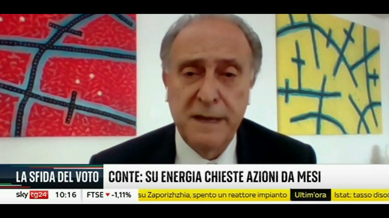 Il segretario nazionale Udc Lorenzo Cesa ospite a Start su SkyTG24