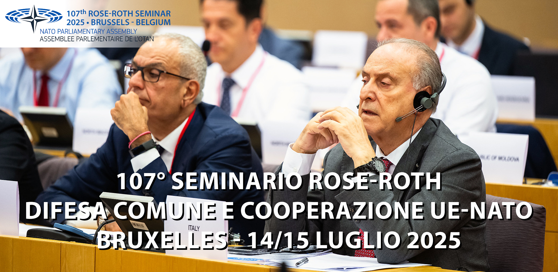 107° Seminario Rose-Roth – Bruxelles | Difesa comune e cooperazione UE-NATO