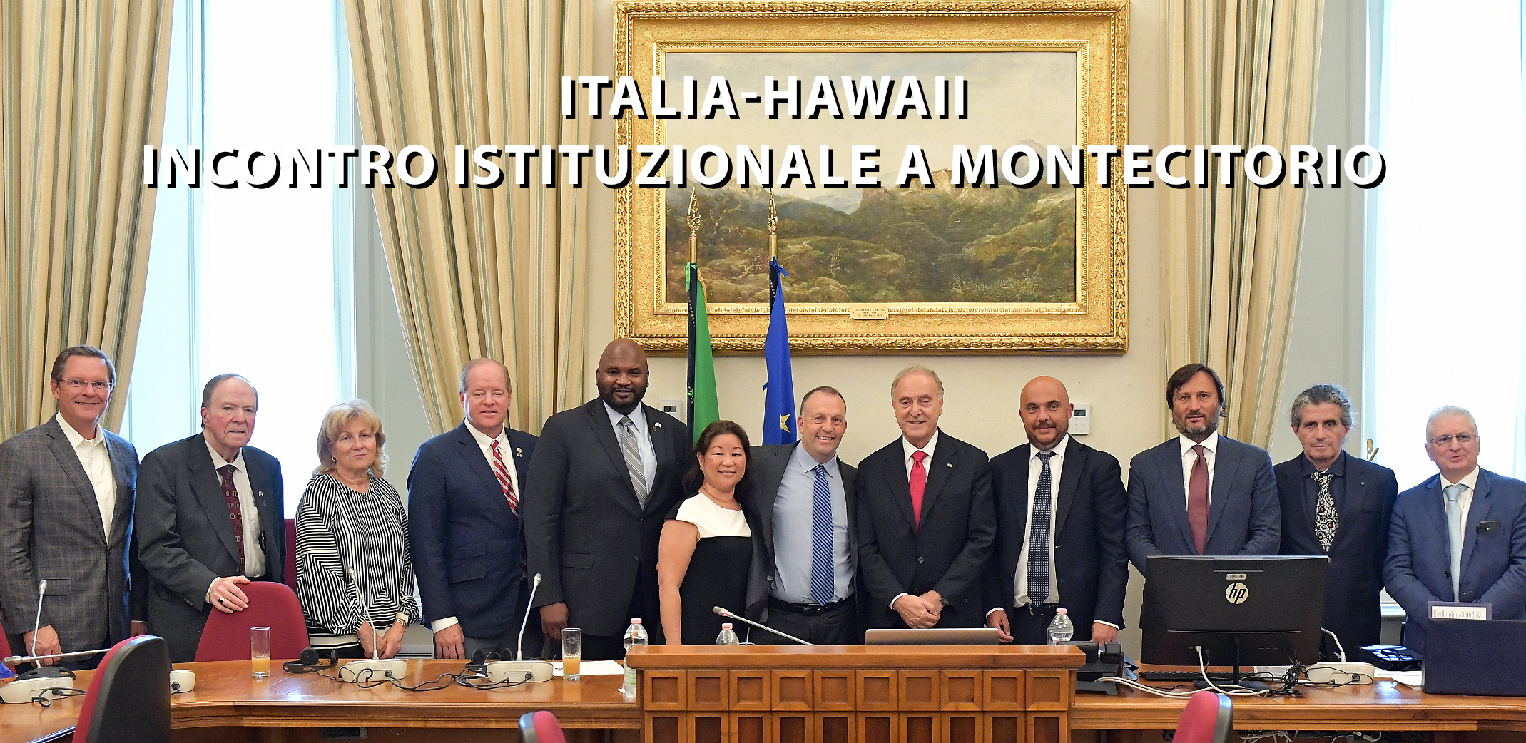 Incontro istituzionale Italia-Hawaii a Montecitorio