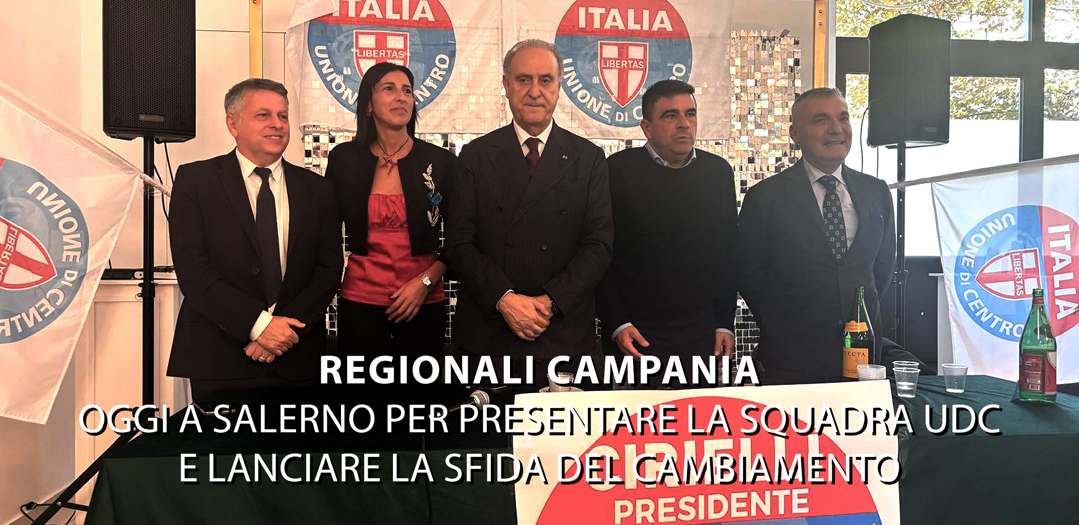 Regionali Campania | Oggi a Salerno per presentare la squadra UDC e lanciare la sfida del cambiamento