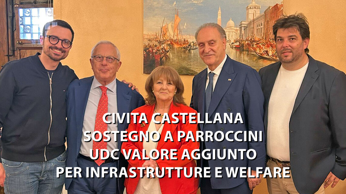 Civita Castellana | Sostegno a Parroccini, UDC valore aggiunto per infrastrutture e welfare
